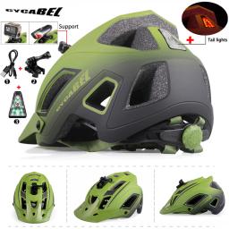CYCABEL-Capacete de Bicicleta Ultraleve com Luz LED, Capacete Desportivo de Segurança, Estrada, Chapéu de Mountain Bike, Corrida MTB, Ciclismo, 16 Buracos - Image 1