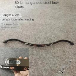 50-80lbs de fibra de carbono arco peças aço manganês caça arco e setas para adulto brinquedo ao ar livre arco peça - Image 3