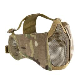 Máscara de Airsoft tático para Paintball, metade do rosto, malha de aço de baixo carbono, máscaras protetoras confortáveis, CS - Image 2