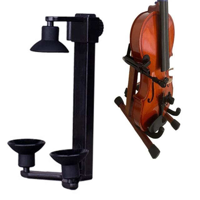 Suporte Ajustável para Microfone de Violino com Clipe Retrátil