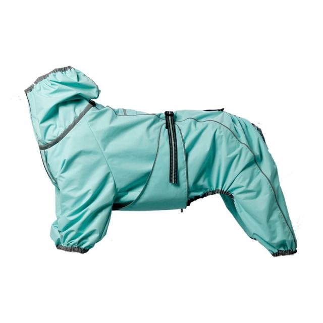 Casaco Impermeável e Respirável para Grandes Cães - Capa de Chuva à Prova de Neve e Vento com Segurança para Pets
