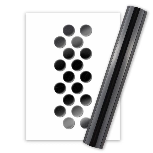 Folhas de Transferência Holográficas para Artesanato - Papel de Calor para Carimbo Quente, 1 Rolo de 5m x 15cm