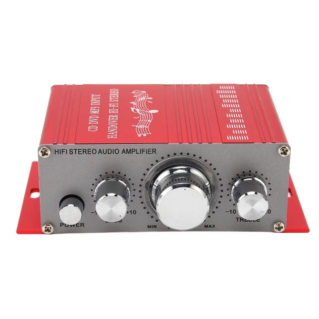 Amplificador de Potência HiFi para Carro - Som de Qualidade Superior com DC 12V, 20Hz a 20kHz, Compatível com MP3, CD, DVD e DSP, 4 Canais