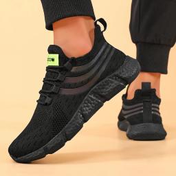 Tênis casual masculino, respirável, leve, esportes ao ar livre, caminhada, tênis, tênis de luxo, tênis, tênis de corrida, 2024 - Image 4