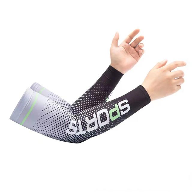 Mangas de Compressão para Proteção Solar - Ideal para Ciclismo, Corrida e Basquete (1 Par)
