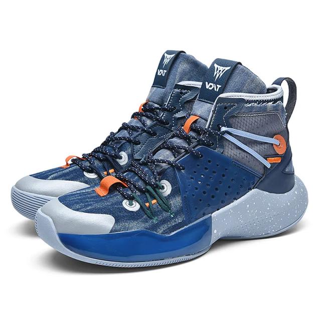 Tênis de Basquete Masculino Profissional Breathable e Slip, Novo e de Alta Qualidade para Treinamento 2022