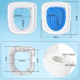 Kit de treinamento de banheiro para gatos, caixa de areia para filhotes de gatos, tapete de areia para gatos, treinador de banheiro, limpeza de animais de estimação, treinamento de gatos, assento de vaso sanitário - Image 6