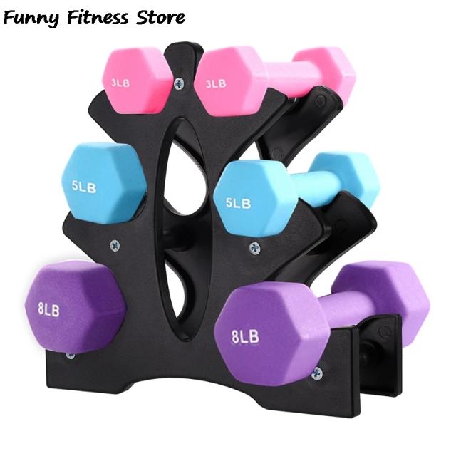 Suporte Dobrável para Halteres: Ideal para Fitness em Casa e Armazenamento Eficiente