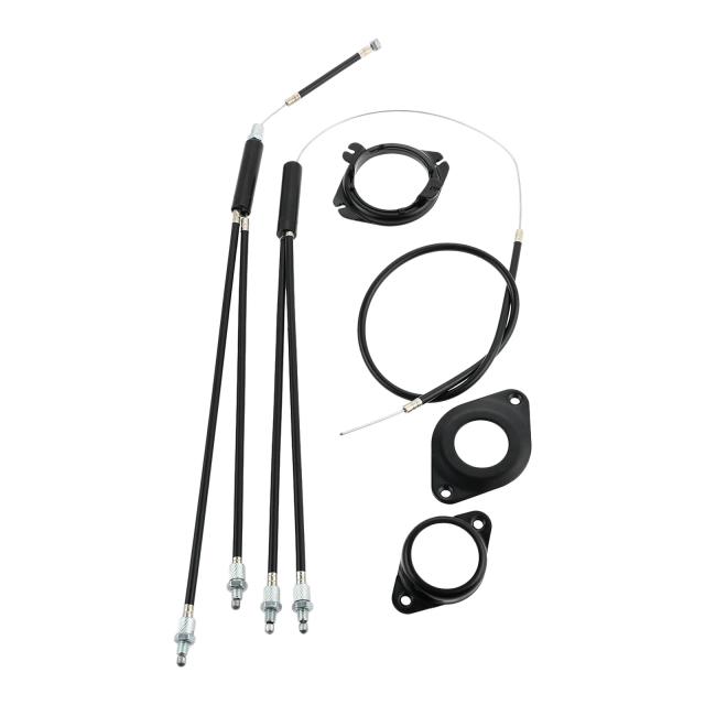 BMX Bicycle Brake Line Set Aço Inoxidável PVC Gyro Brake Cables 20 Polegada Bikes Parts Black 1 Set