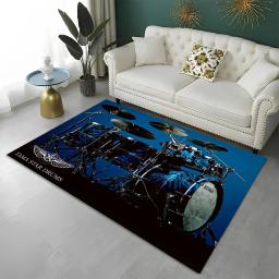 Instrumentos musicais antiderrapantes Kit de tapete, conjunto de bateria, tapete para casa, sala de estar, quarto, sofá, decoração de capacho, tapete infantil, tapete de chão - Image 1