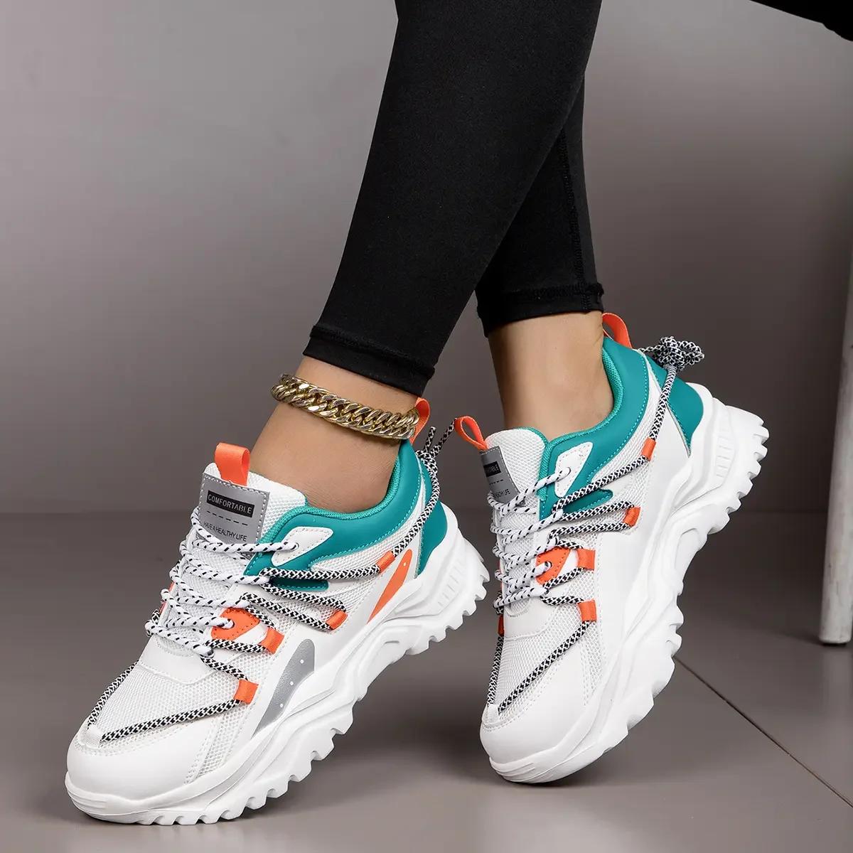 Tênis De Corrida Respirável Para Mulheres, Tênis Casuais, Sapatos Esportivos, Sapatos De Caminhada, Sportwear - Image 1