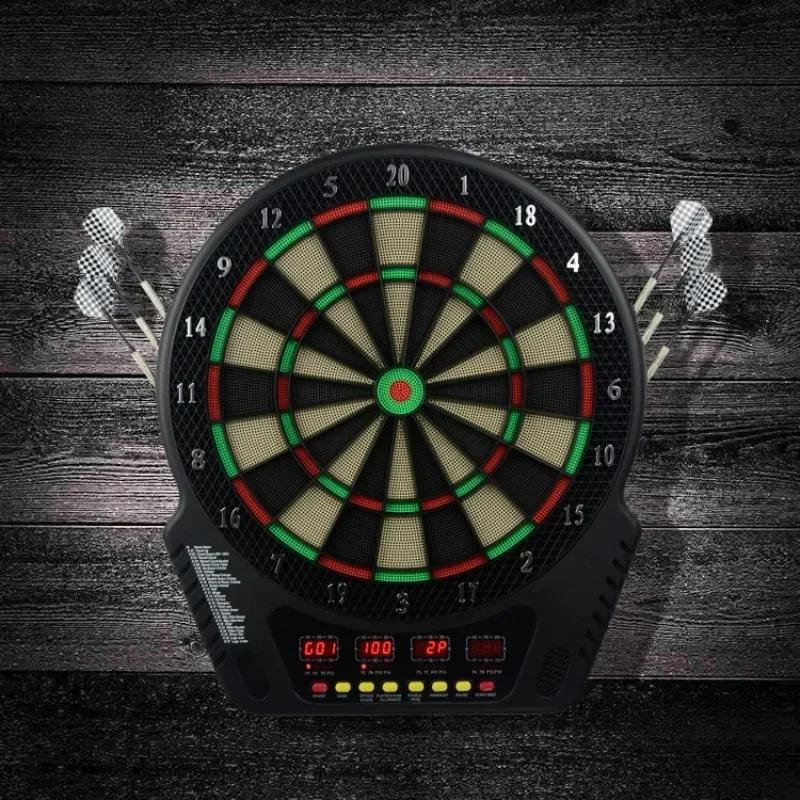 Conjunto Placa Dardo Eletrônico LED 27 Jogos Multi player Home Office Bar Outdoor Professional