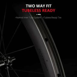 ELITEWHEELS-Conjunto de rodas de carbono para bicicleta, kit de 700c, disco de freio, estrada, ENT, UCI, aro com trava central ou de 6 parafusos, alta qualidade - Image 6