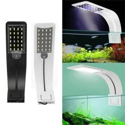 Super Slim À Prova D' Água LED Aquário Luz, Clip-On Lâmpada, Aquário, Planta Crescer Iluminação, Plug UE, Fish Tank Suprimentos, 1Pc - Image 1