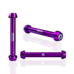 Gateshark acessórios de bicicleta traseiro através do eixo adaptador liga 7075 tamanho 15-10mm bmx corrida mtb downhill anodização cores narwhalcl - Image 1