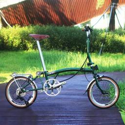 Kafeidi retro dobrável bicicleta cromo-molibdênio aço duplo c freio 16-Polegada 9 velocidades ciclo portátil para mulheres homens dobrável quadro bicicleta - Image 4