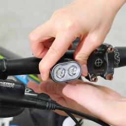 Bicicleta LED frente e luz traseira, USB carga farol, durável ciclismo taillight, bicicleta lâmpada, lanterna acessórios - Image 4