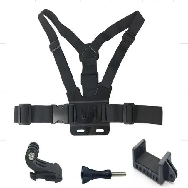 Suporte de montagem para motocicleta com clipe fixo para telefone e vídeo em primeiro ângulo, 1 peça