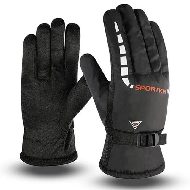 Luvas Impermeáveis Unissex para Ciclismo e Esportes ao Ar Livre - Antiderrapantes, Quentes e Ideais para Esqui e Motociclismo