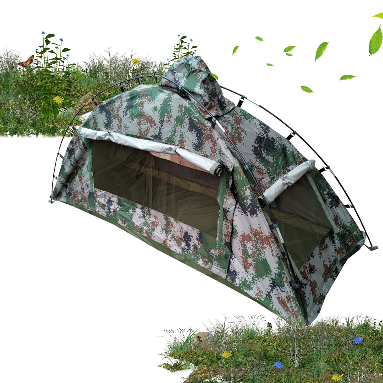 Barraca leve 1 pessoa tenda de pouco peso e à prova dlightweight água fácil configurar única pessoa tenda para acampamento caminhadas viagem escalada - Image 1