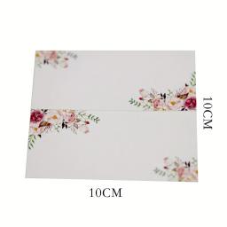 Cartão de Flores impressas, Cartões de Nome, Cartão do Número do Assento do Casamento, Table Decor, Natal e Festa de Aniversário, 10 PCs, 20 PCs, 50 PCs, 100PCs - Image 2