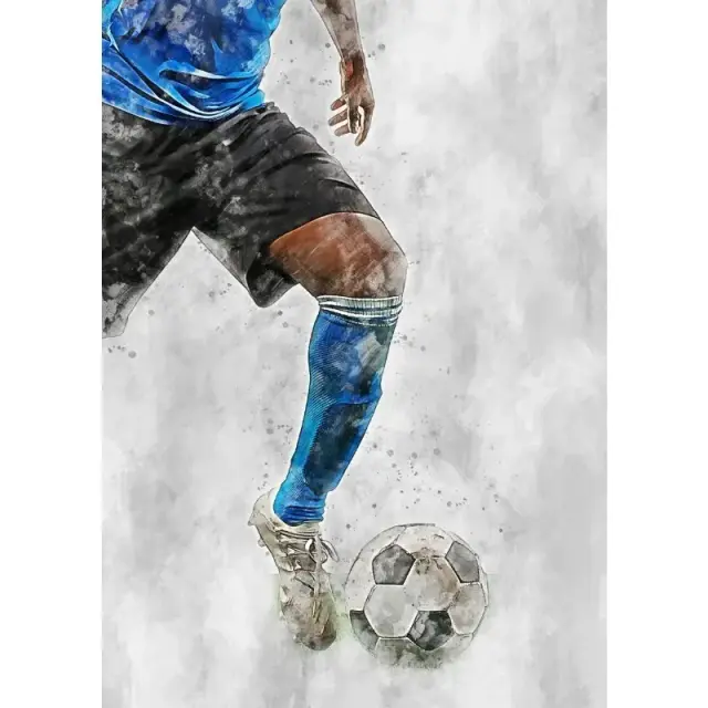 Pinturas de Esportes: Arte em Canvas de Futebol Americano, Basquete e Voleibol para Decoração da Sala de Estar