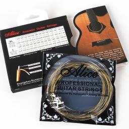 Alice AW4112 AW4212 Cordas para violão acústico de 12 cordas com revestimento antiferrugem de bronze - Image 2