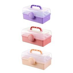 Organizador de suprimentos de costura de grande capacidade Caixa de ferramentas para costura, brinquedos infantis, unhas fazendo conjuntos, presentes para meninas - Image 5