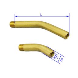 Tubo de latão rosqueado oco, M5 M6 M8 - Image 1