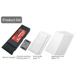 Conjunto de tintas à base de água para pintura acrílica, ferramenta para colorir, pigmentação, caixa hidratante, suprimentos DIY Hobby, paleta úmida - Image 6