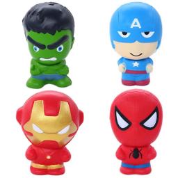 Anime marvel figura boneca brinquedos de descompressão kawaii spiderman lento rebote alívio do estresse brinquedos crianças menina menino presentes - Image 4