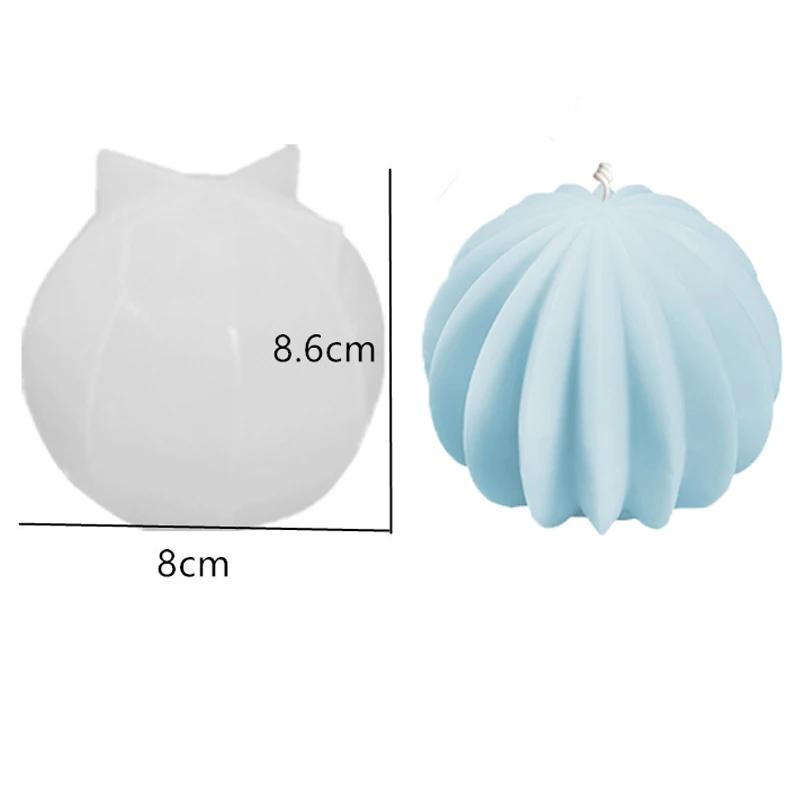 Molde de silicone para fabricação de velas, molde geométrico, forma 3D, resina epóxi, sabão artesanal, artesanato, molde, decoração para casa, bricolage - Image 1