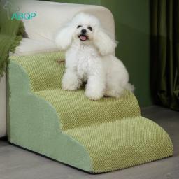 Espuma de memória Sofá Escadas para Pequeno Cão e Gato, Rampa de cama antiderrapante, 2 ou 3 Passos Escada, Pet Shop, Atacado - Image 1