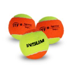 INSUM Bolas de tênis de praia para treinamento, treinamento ao ar livre, 50% Padrão Pressão Padel Bolas para crianças, Iniciante Paddle Ball - Image 4