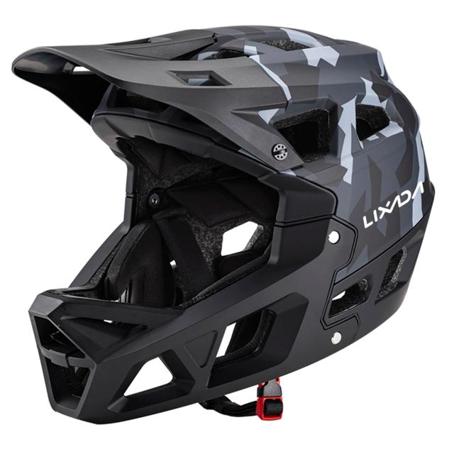 Capacete Full Face para Mountain Bike Unissex com Viseira e 31 Ventilações Ideal para Corridas e Downhill