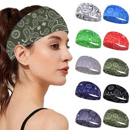 1pc esportes bandana correndo fitness sweatband de secagem rápida elástico absorvente das mulheres dos homens ciclismo jog tênis yoga ginásio bandagem de cabelo - Image 2