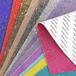 Auto-adesivo Rhinestone Sticker Tape, DIY Diamond Sticker para Artes Artesanato, carro, telefone, roupas, 12x20cm - Image 1