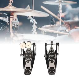Twin Pedal Pedal Dual Pedal, dois cadeia Drive, percussão Hardware para Metal e Rock bateristas, Kick Drum Set, amantes de bateria eletrônica - Image 4