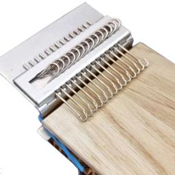 Máquina de tricô tear jeans de madeira darning diy ferramenta de tecelagem têxtil 7*2.95 polegada speedweve tipo diversão reparação faz costura roupas - Image 3