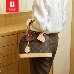 CHARME DE BANI-Bolsa de Shell Clássica e Elegante Feminina, Bolsa Skew Straddle High End, Novo Designer, 2024 - Image 4