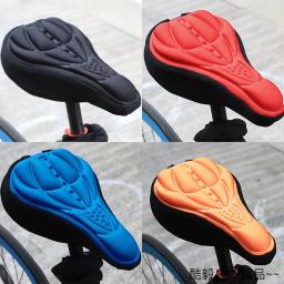 3D Soft Bike Saddle Seat Cover, Almofada De Espuma Confortável, Acessórios De Ciclismo, Novo - Image 1