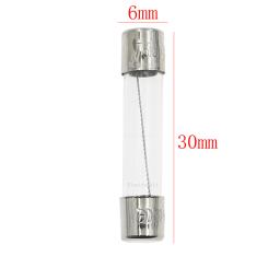 50 pces 6x30mm lentos sopro tubo de vidro fusível sortidas caixa kits t1a 2a 3a 3.15a 5a 6.3a 8a 10a 12a 15a - Image 3