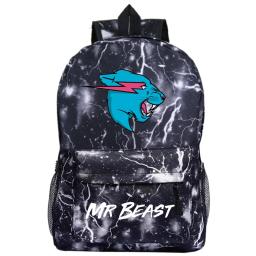 Mr besta relâmpago gato escola mochila meninos meninas saco de escola estudantes mochila diária adolescentes viagem bolsa para portátil mr besta - Image 2