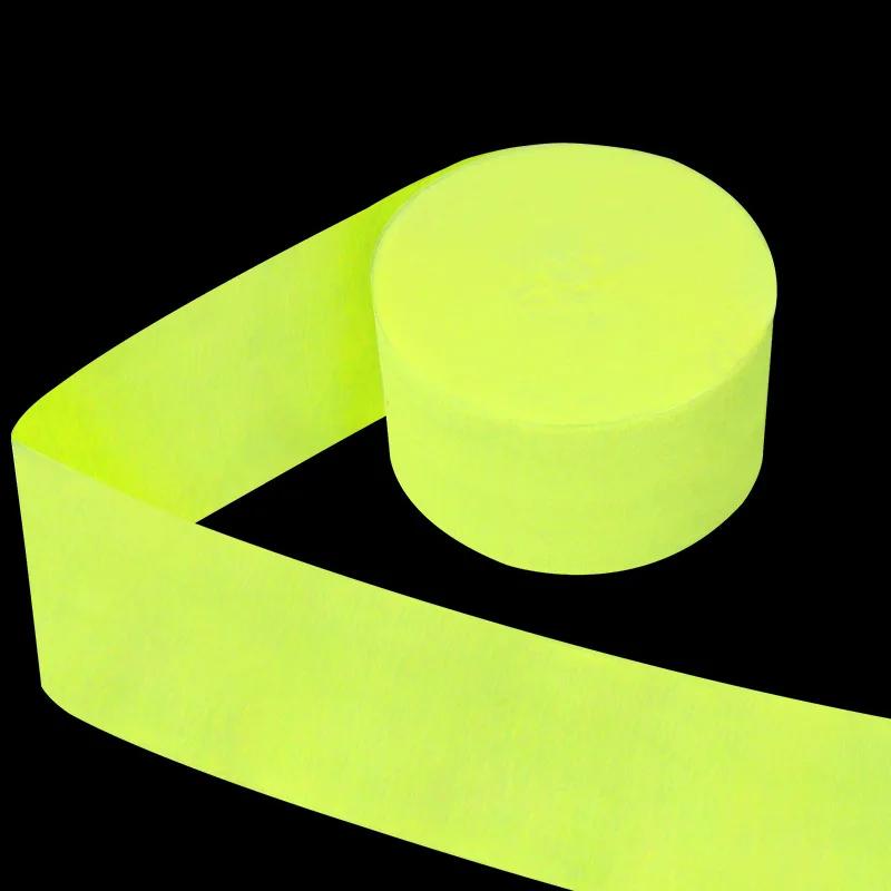 Adesivos de Festa Neon UV Glow in the Dark, Luz Negra Luminosa, Decoração Suspensa Brilhante, Casamento, Streamers de Aniversário, 4,5 cm, 25m - Image 1