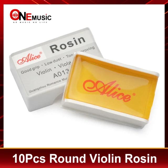 Conjunto de 10 Peças de Rosin para Violino, Viola e Violoncelo com Estojo Inclusa