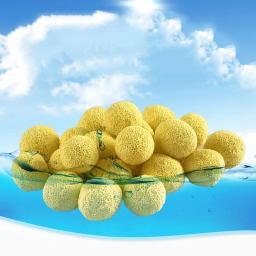 Bolas de cerâmica para aquário, bolas de filtro de aquário para tanque de peixes, bolas de cerâmica de carvão ativado, acessórios para água limpa com 10 peças - Image 1
