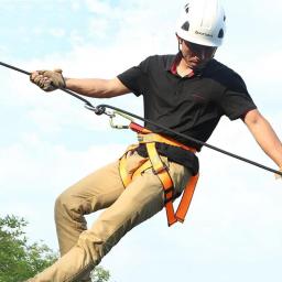 Xinda-Profissional cinto de segurança para esportes ao ar livre, arnês de escalada, suporte de cintura, meio arnês do corpo, sobrevivência aérea - Image 2