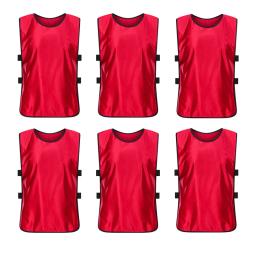 Treinamento solto malha coletes, camisas de futebol, basquetebol, críquete, futebol, voleibol, rugby equipe, acessórios esportivos, 6pcs - Image 5