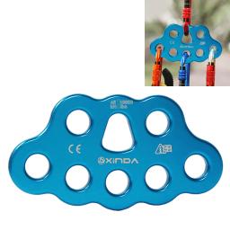 Outdoor Rock Climbing Rigging Plate, Multi Ponto De Âncora, Engrenagem Do Conector, 8 Furos, 45KN Pata - Image 2