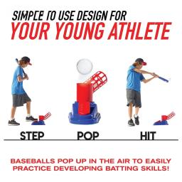Bola de beisebol brinquedos para meninos e meninas, Jogos ajustáveis, pitch automático, conjuntos de máquinas para crianças de 3 a 10 anos, presente - Image 2